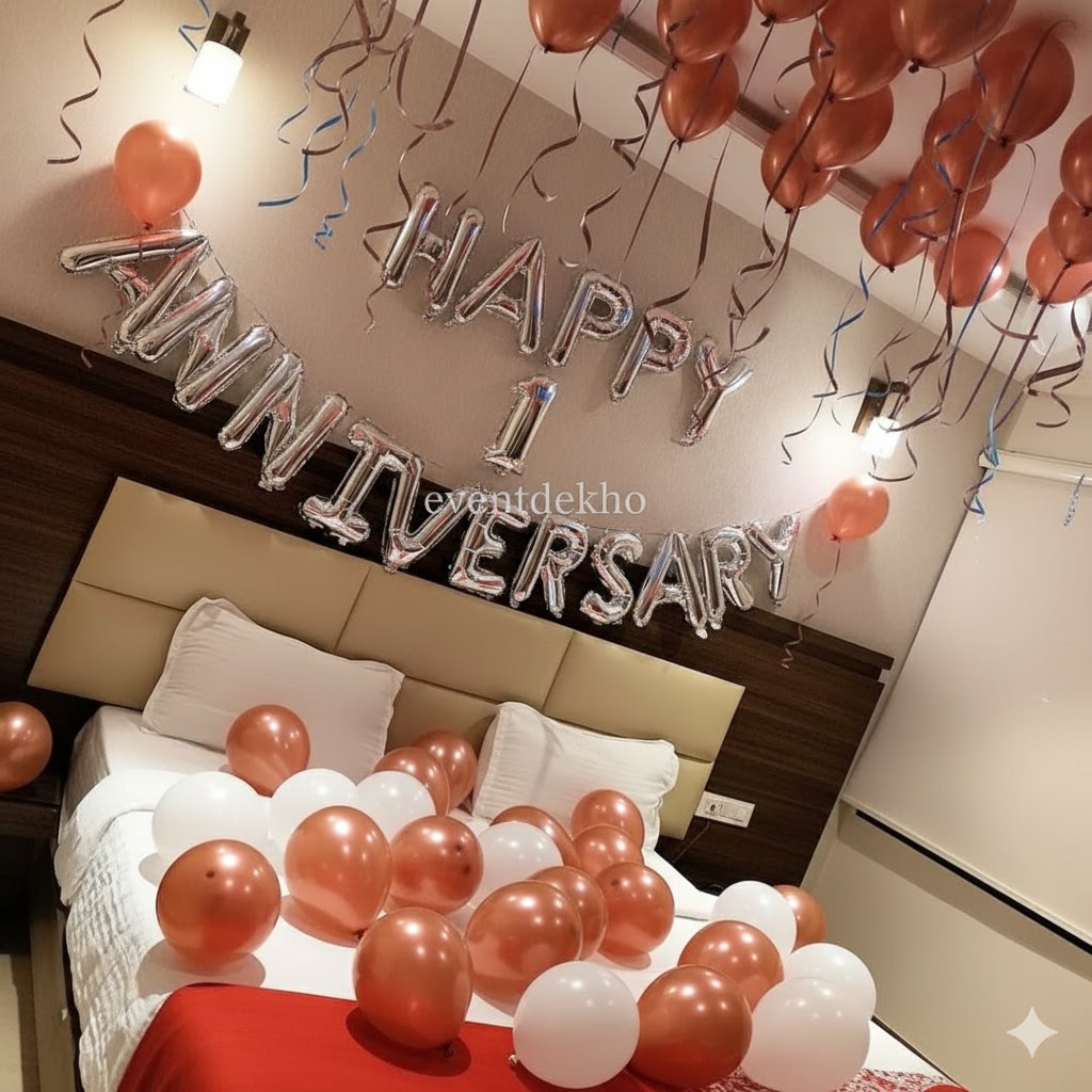 Romantic 1st Anniversary Room ...