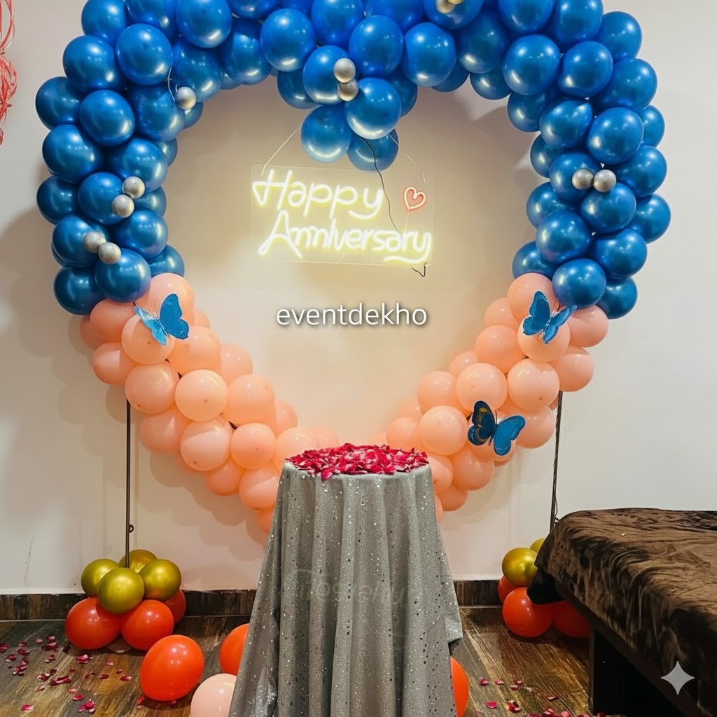 Romantic Heart Shaped Balloon ...