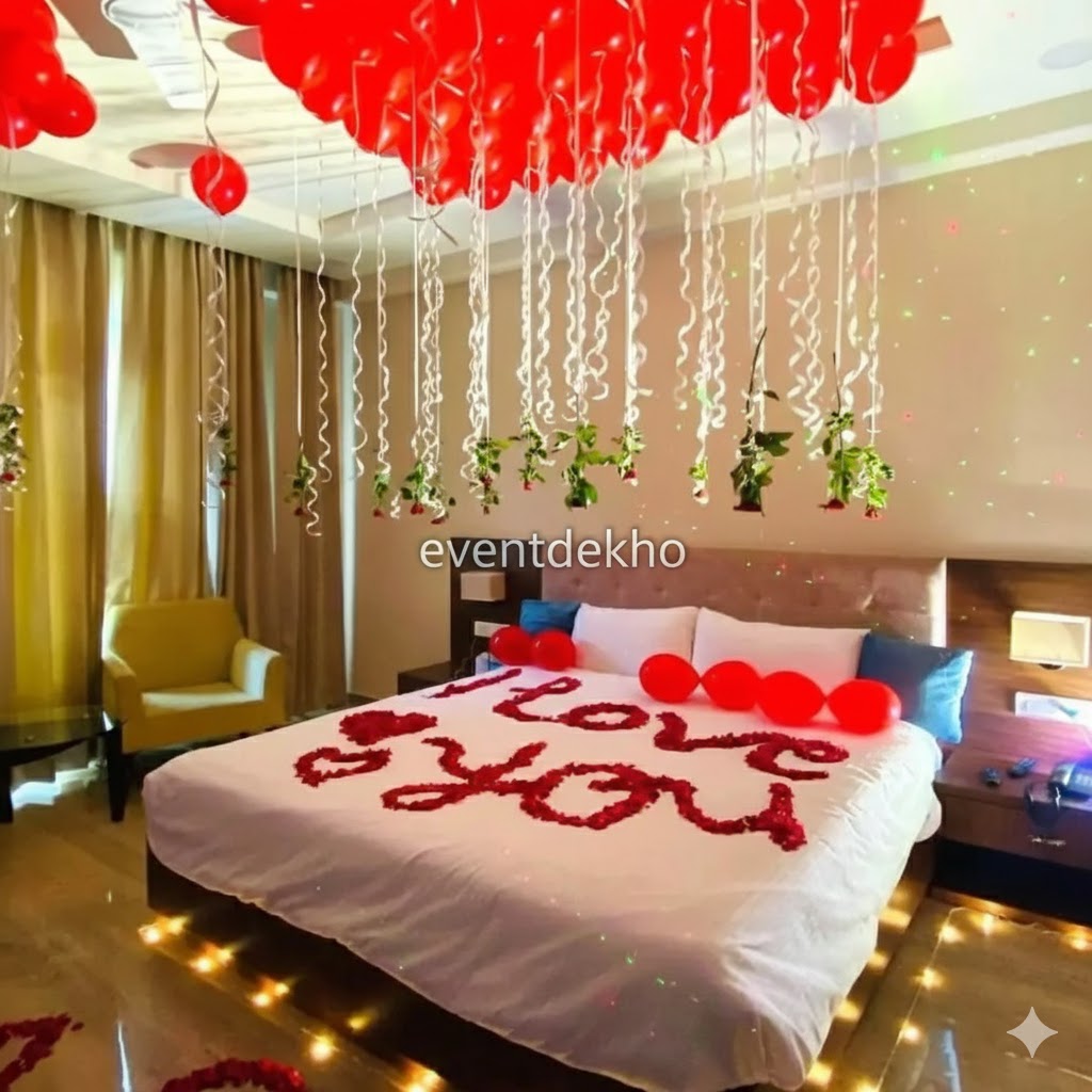 Romantic Bedroom Surprise Deco...