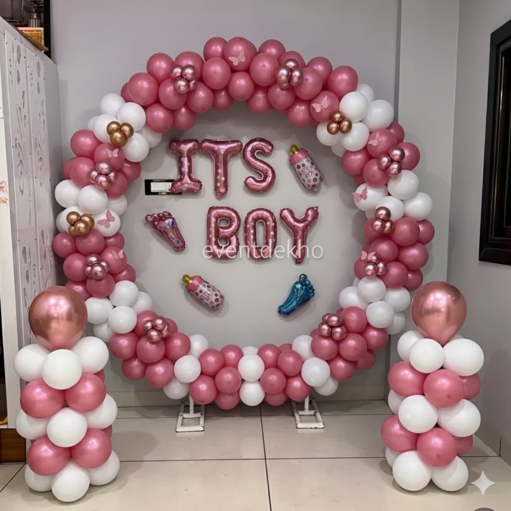 Baby Welcome Balloon Ring Deco...