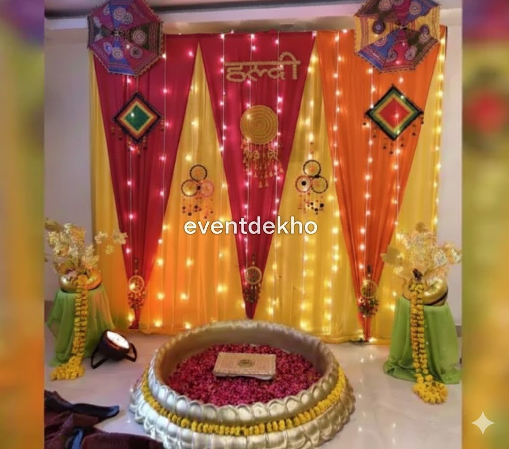 Premium Haldi Ceremony LED Bac...