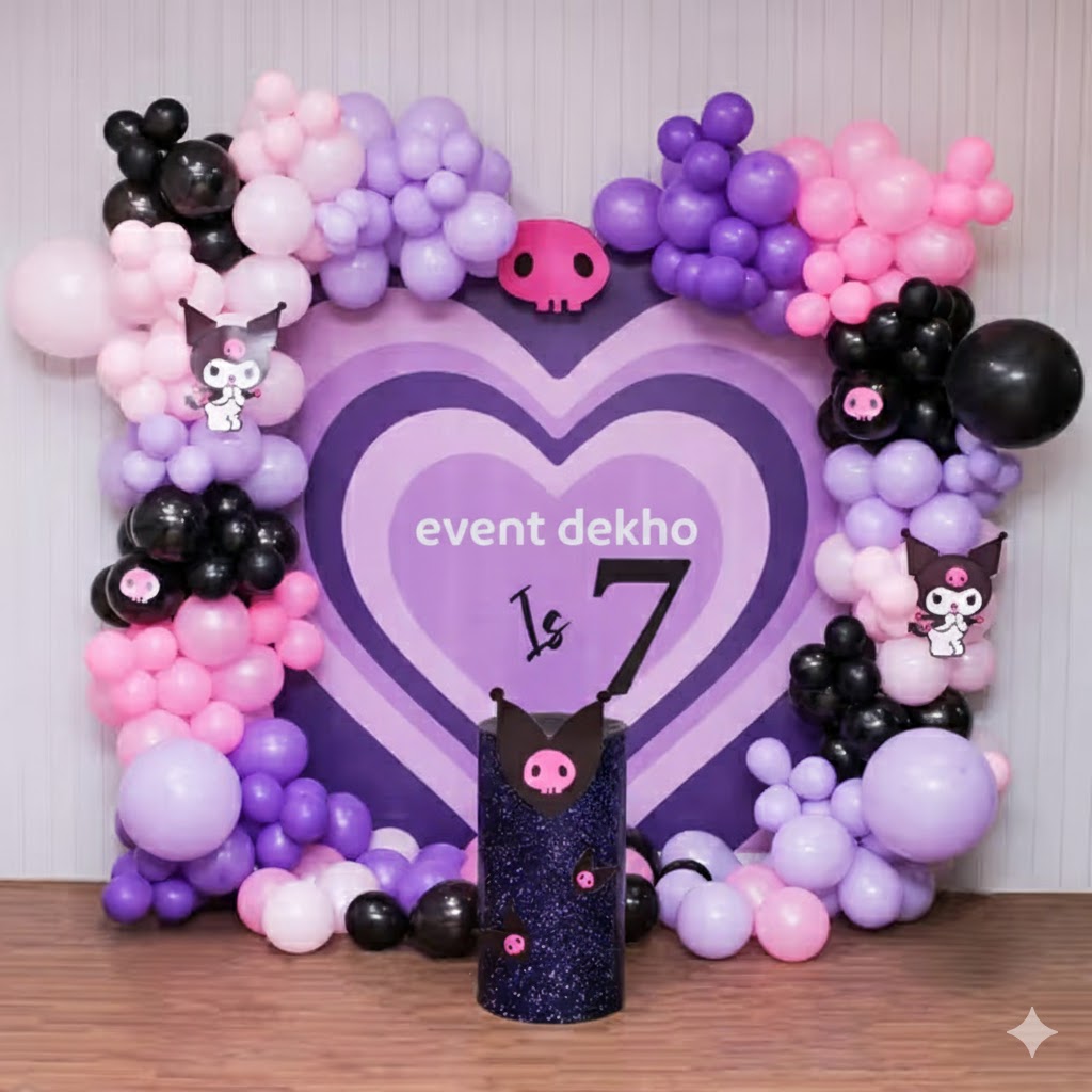 Themed Purple Pink Birthday Ba...
