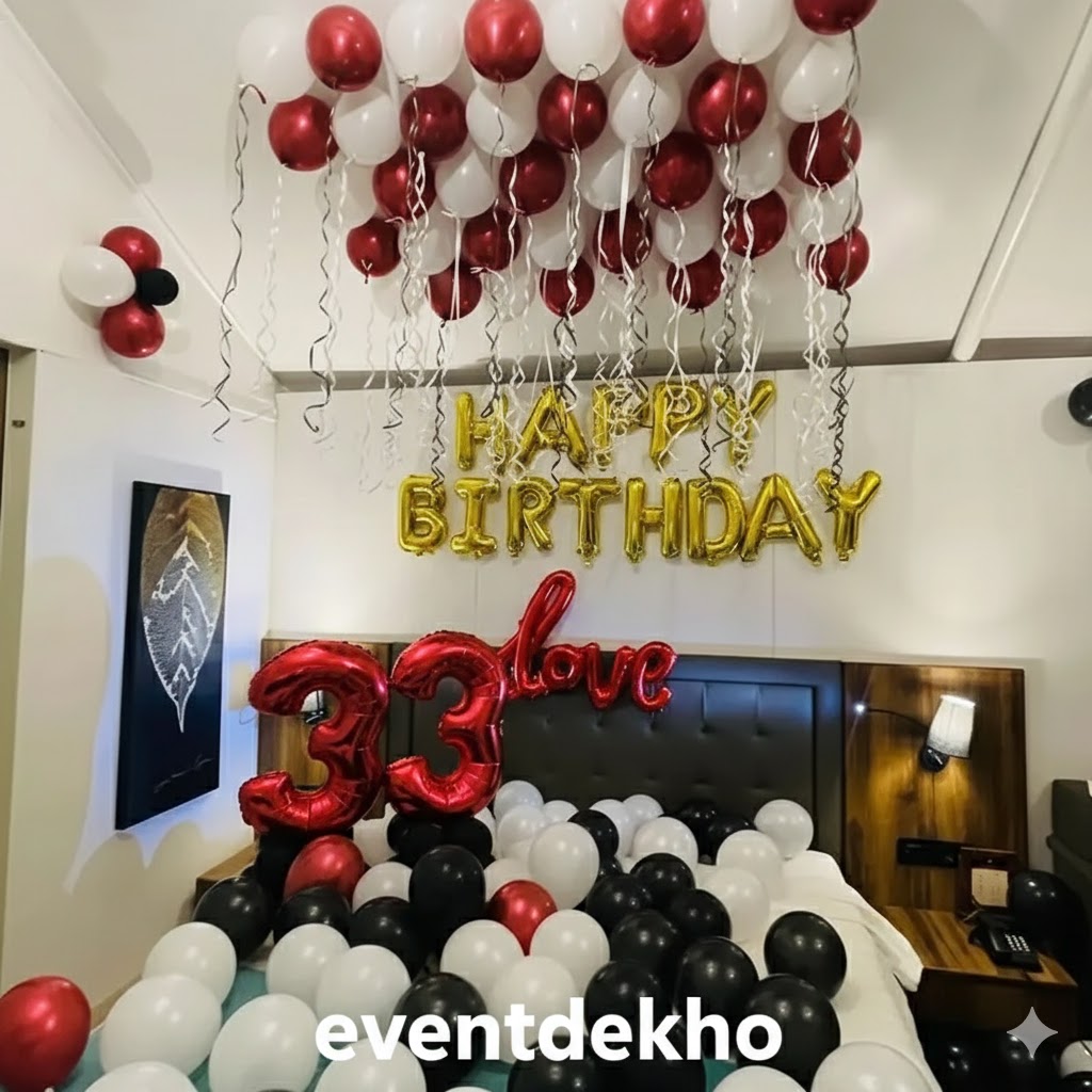 Romantic Birthday Room Decorat...